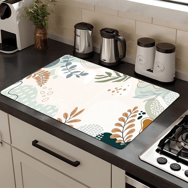 Tappetino Da Cucina Antiscivolo Con Api E Fiori, 40x75 Cm, Anti-affaticamento E Lavabile