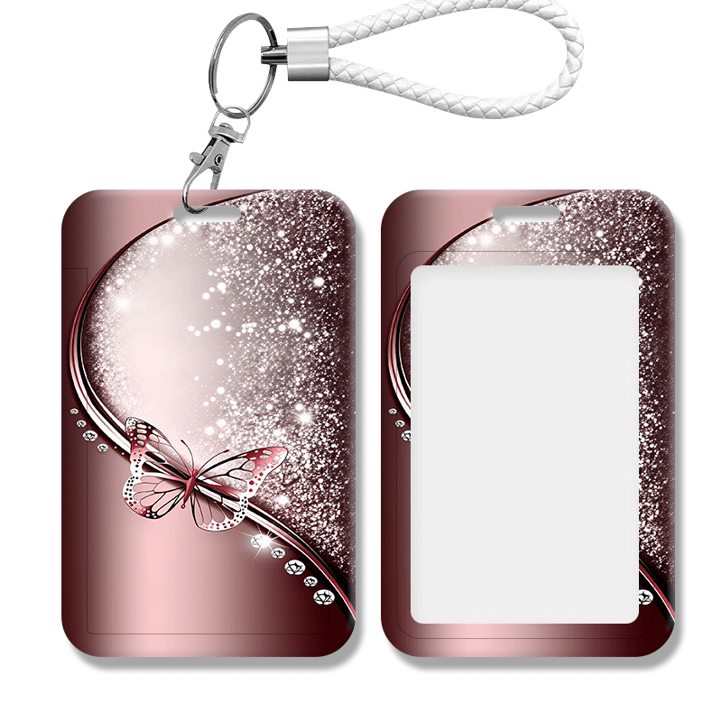 TEMU Fashionable Pink Is Suitable For Nurses, Doctors, Teachers, Offices, And Schools - Compatible With Bank Cards And Standard Id Sizes Such As Id