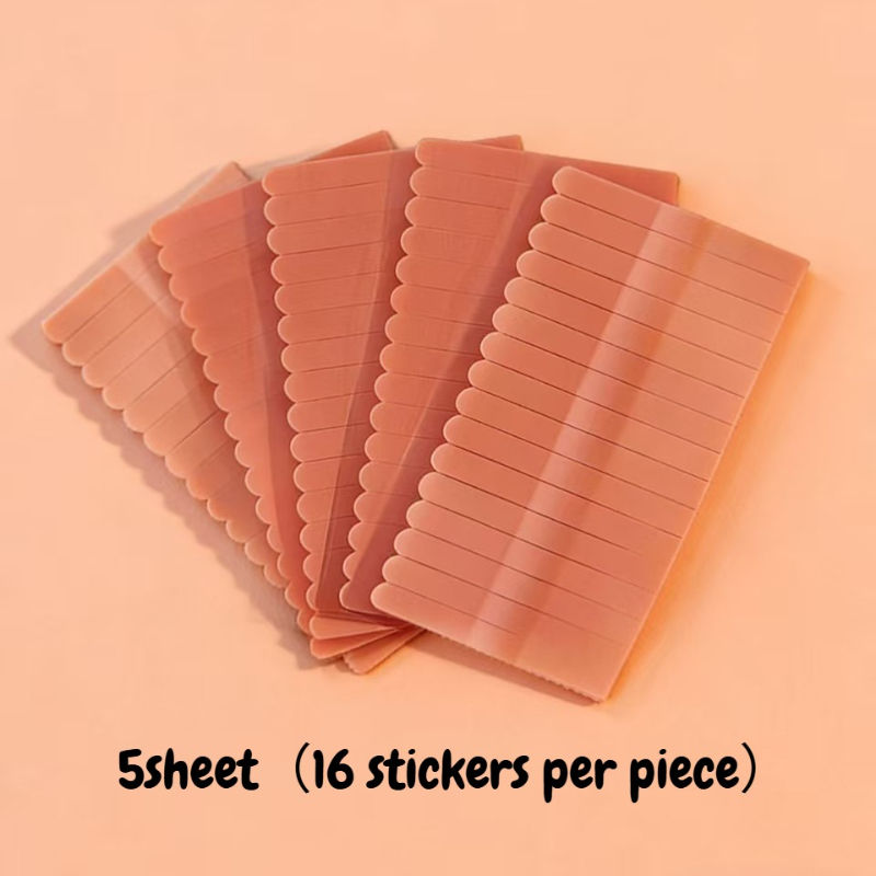 Image of 80 Patches For False Eyelash Application, Extension Seamless Eyelid Lifting Straps, Easy Lifting And Securing, To Use, Support + Lift + Shape, Tools For Eyelash Extension