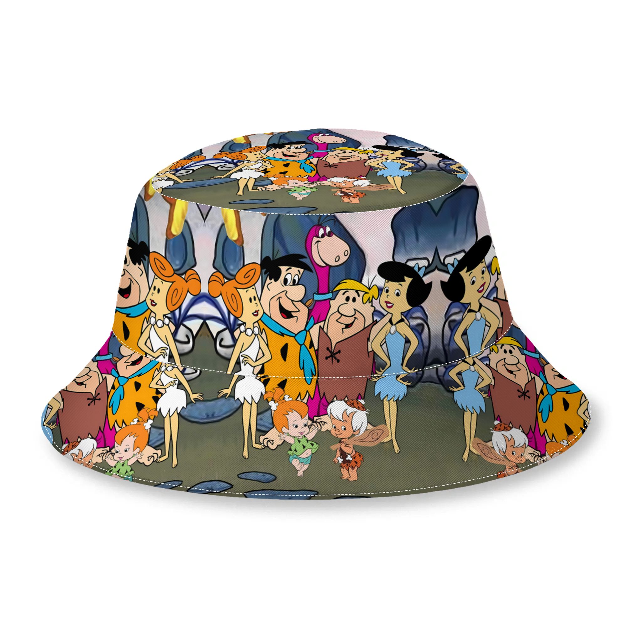 TEMU Core Fashionable Printed Bucket Hat 2d Print Design
