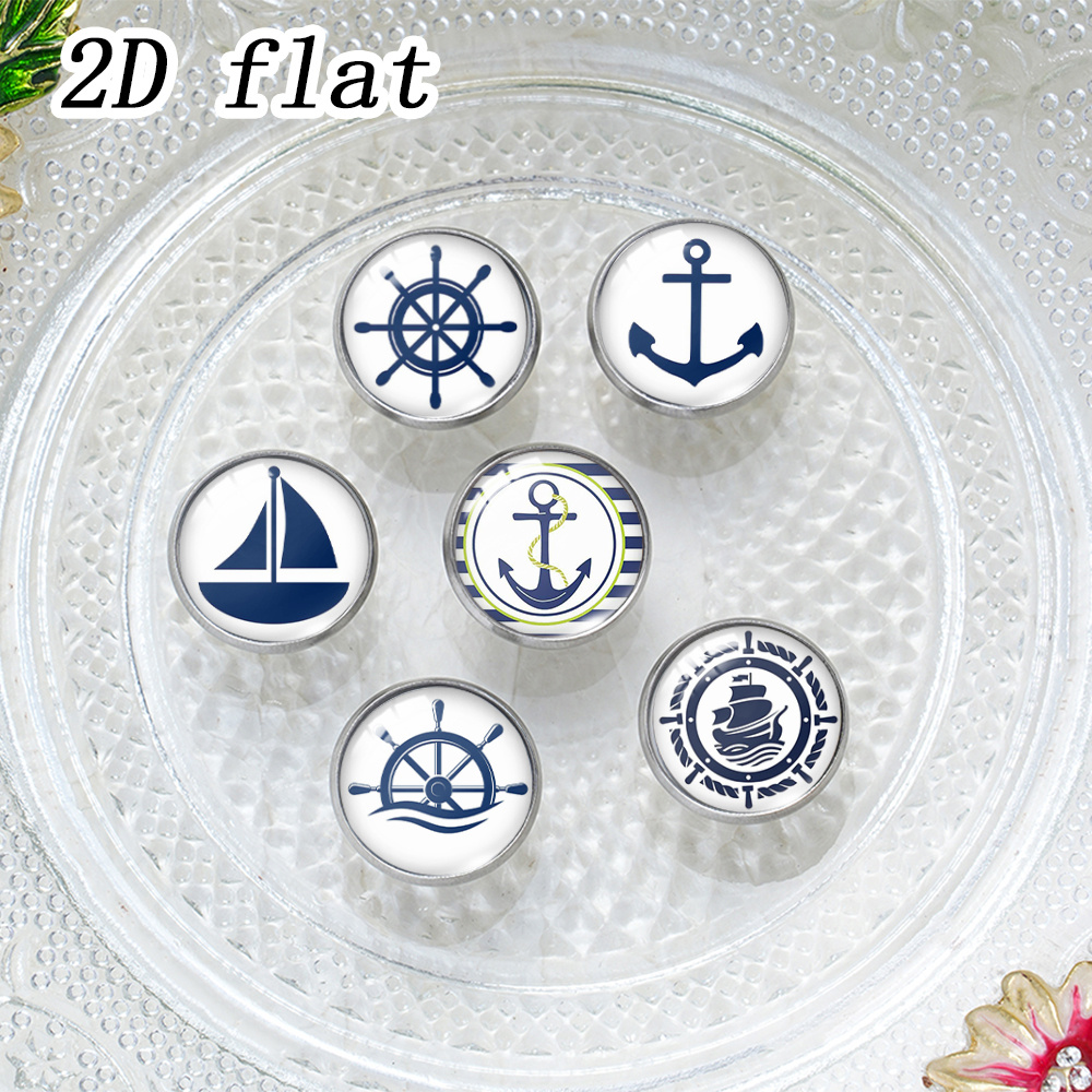 TEMU Spille da cabochon a forma di con motivo a 6 pezzi con e di , base in acciaio inossidabile, design piatto 2D, accessori da sposa per ed estate.