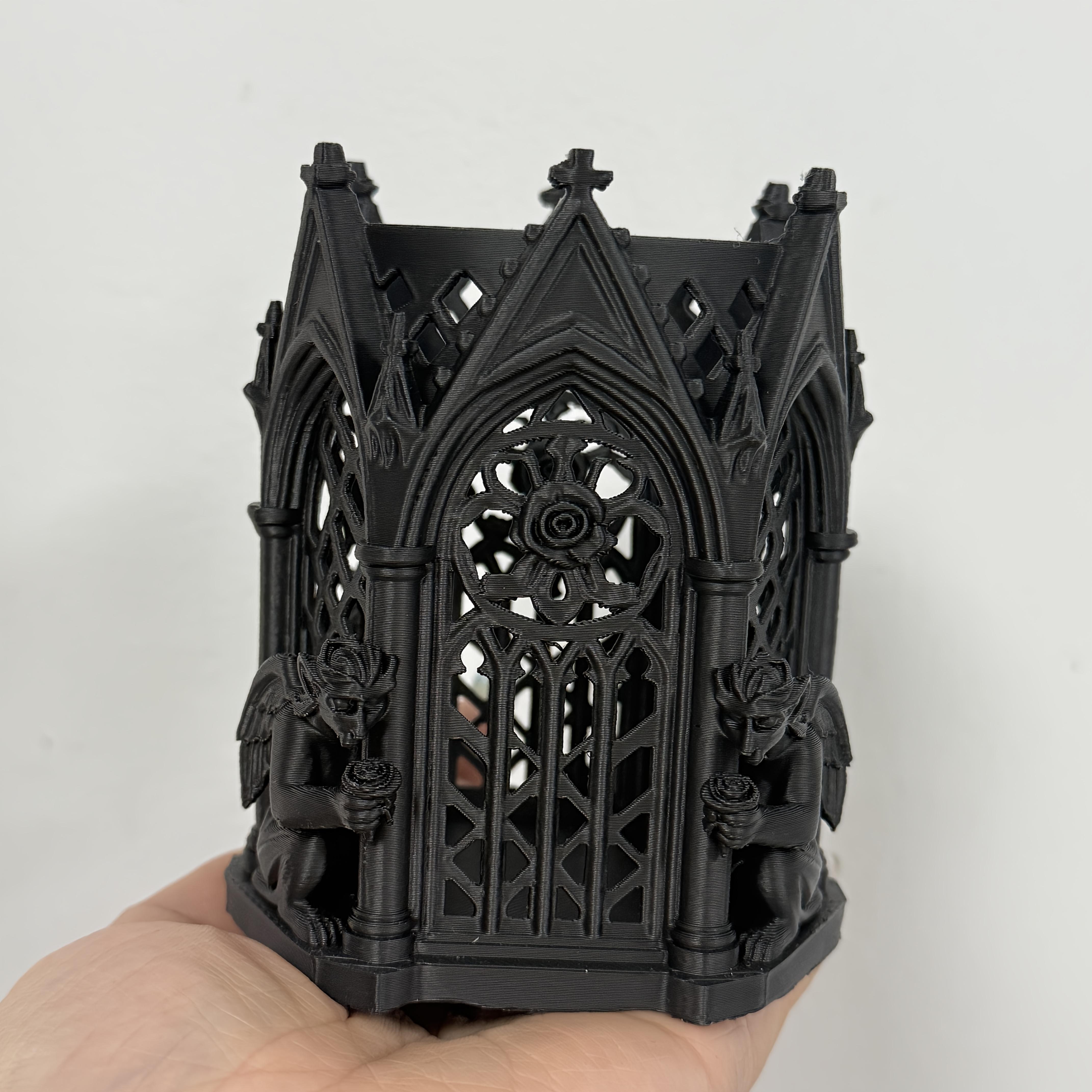 TEMU A Stylish Gothic Pen Holder, An Ornamental Item, And A Great Present