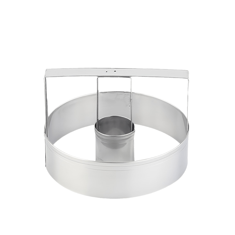 TEMU Donut Cutter, Stainless Steel Round Cookie Mold, Press And Form Cookie And Donut Mold, Baking Gadget, Donut