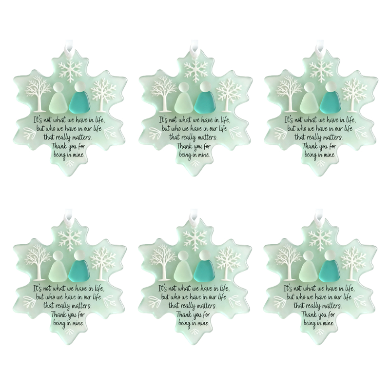 TEMU 6pcs Snowflake Friendship Ornaments Christmas Themed Decor For Home Display Christmas Lovers For Home Decor Enthusiasts Snowflake Shaped Hanging