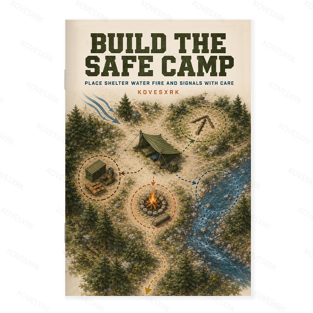 TEMU 1pc Outdoor Survival Manual | 5.5 X 8.3 Inches | Includes Environmental Observation, , And Practical | Helps Users Enhance Outdoor Preparedness
