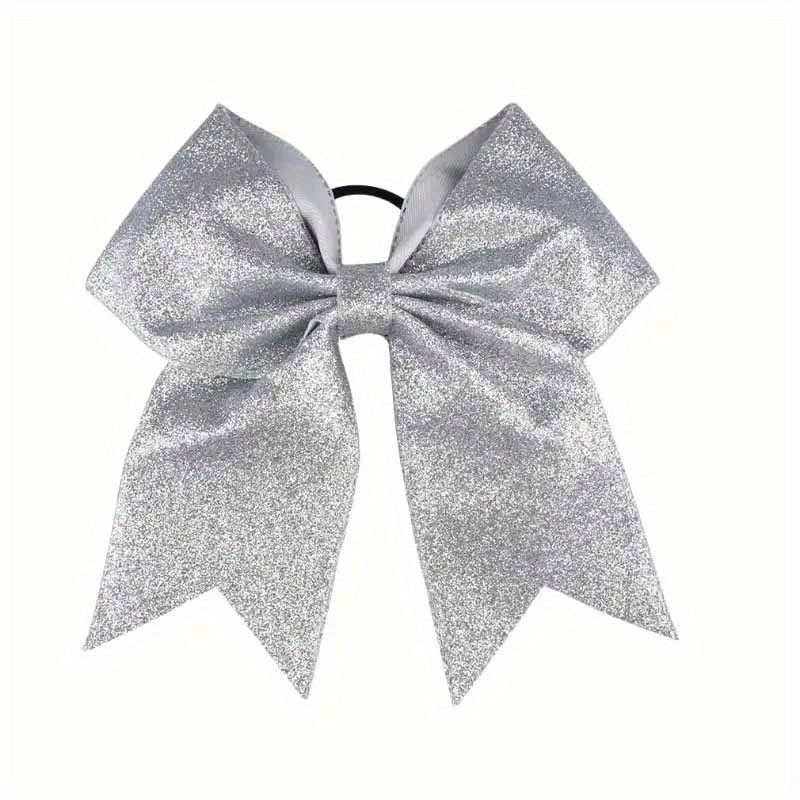 Cheerleader Haarschleifen – 20,3 Cm, 6 Stück, Funkelnd, Für Team, Schule, Sport