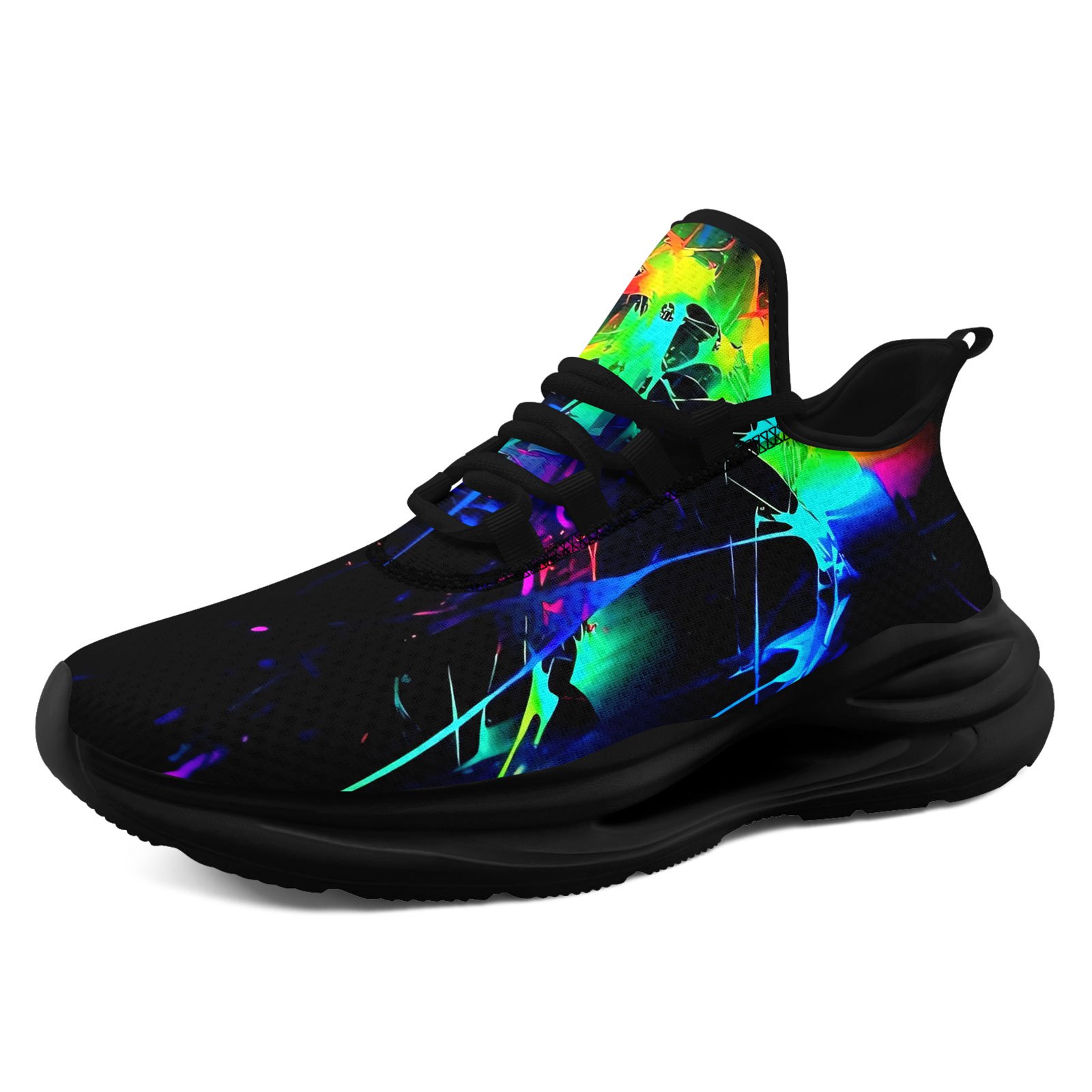 Men's Vibrant Running Shoes with Midsole Suspension Technology