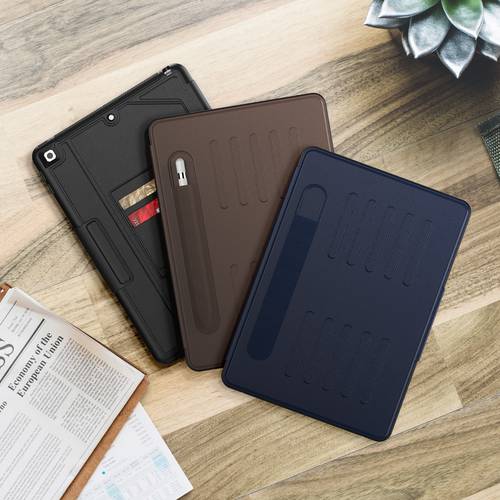 tablet case suitable for inch 2019 2020 2021 7th 8th 9th generation fashionable tech enthusiasts solid colored pu texture digital additions full coverage protective item holiday good durable case tablet protection fashion c