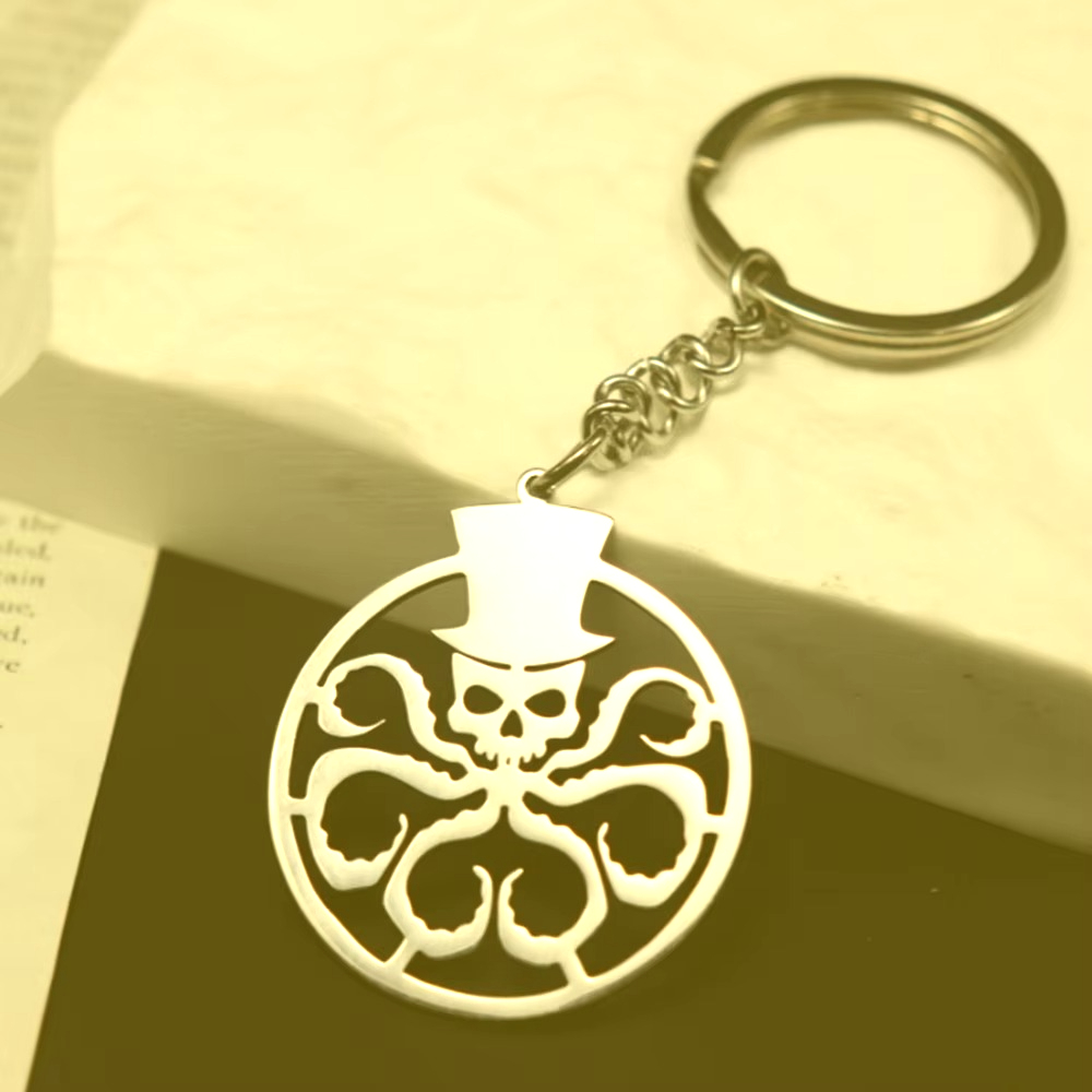 TEMU Custom Keychain With Chain, 1pc | Self- Logo | Company Badge Design | Personalized Logo | Self- Model Does Not Support Hand-drawn Graphics