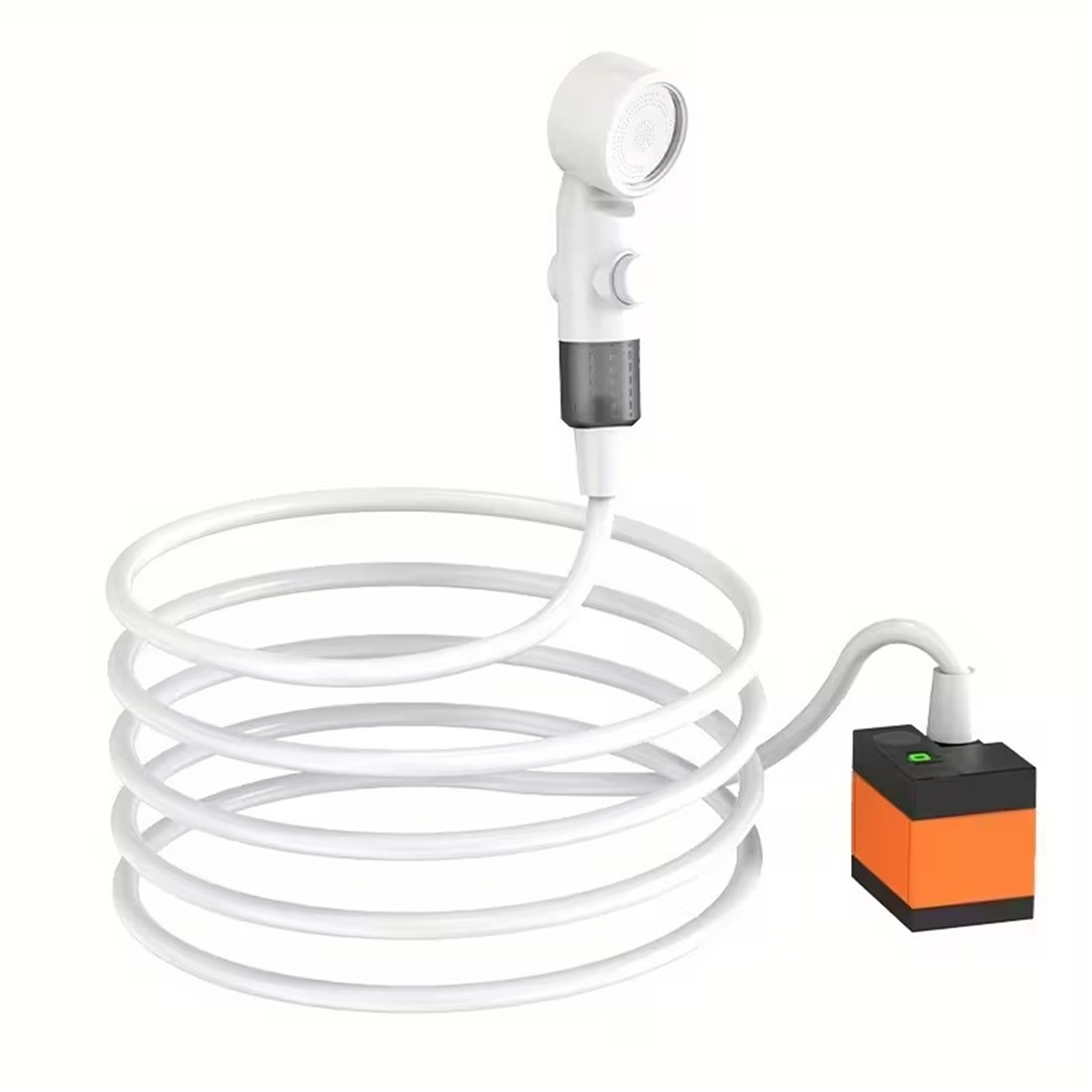Image of Camping Water Shower Accessory Set, Equipped With 2m Extended Hose, Portable Water Sprayer For Outdoor Travel, Garden Irrigation And Daily Cleaning