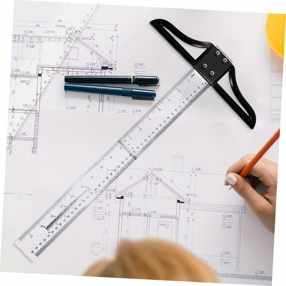 

Precision Acrylic Ruler For Drafting & Engineering - , With Easy-to-read , Ideal For , Engineers & Artists