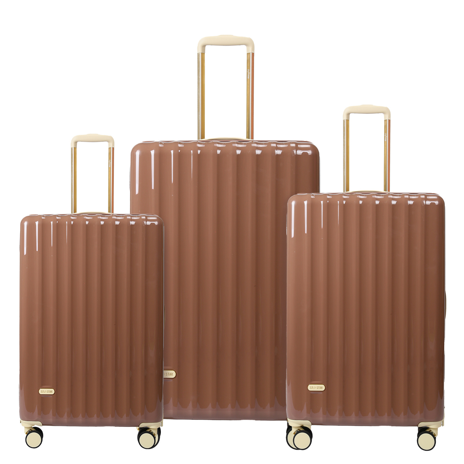 3pcs Luggage Set 20/ 24/ 28 Inch Luggage, Pc - Material, Combined To Serve Family Travel. - Piece Trolley Case With Outing