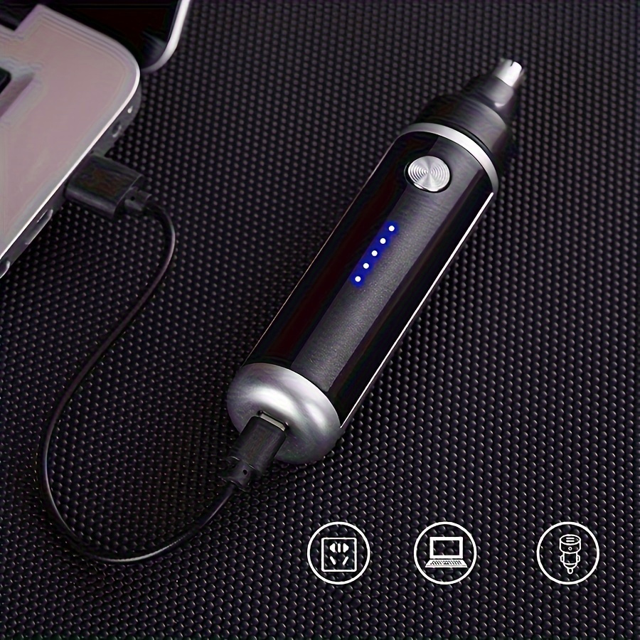 electric nose trimmer usb rechargeable trimmer for nose and ear hair nose hair shaver for women and men   eyebrow and facial hair removal device Product details 6