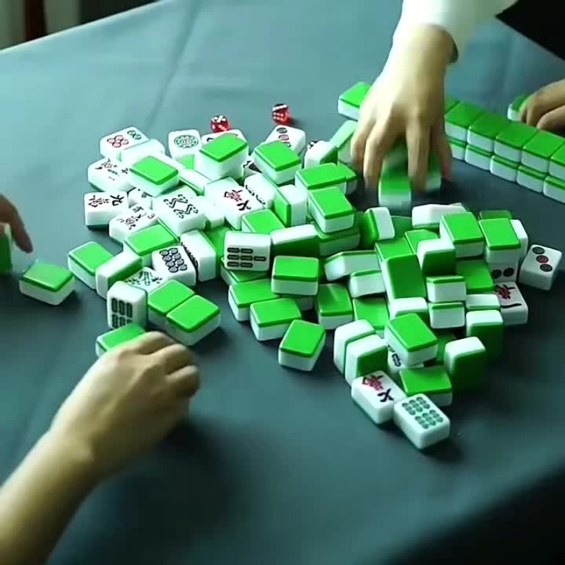 professional mahjong set classic chinese board game strategy social entertainment for adults essential for family   travel   for game use