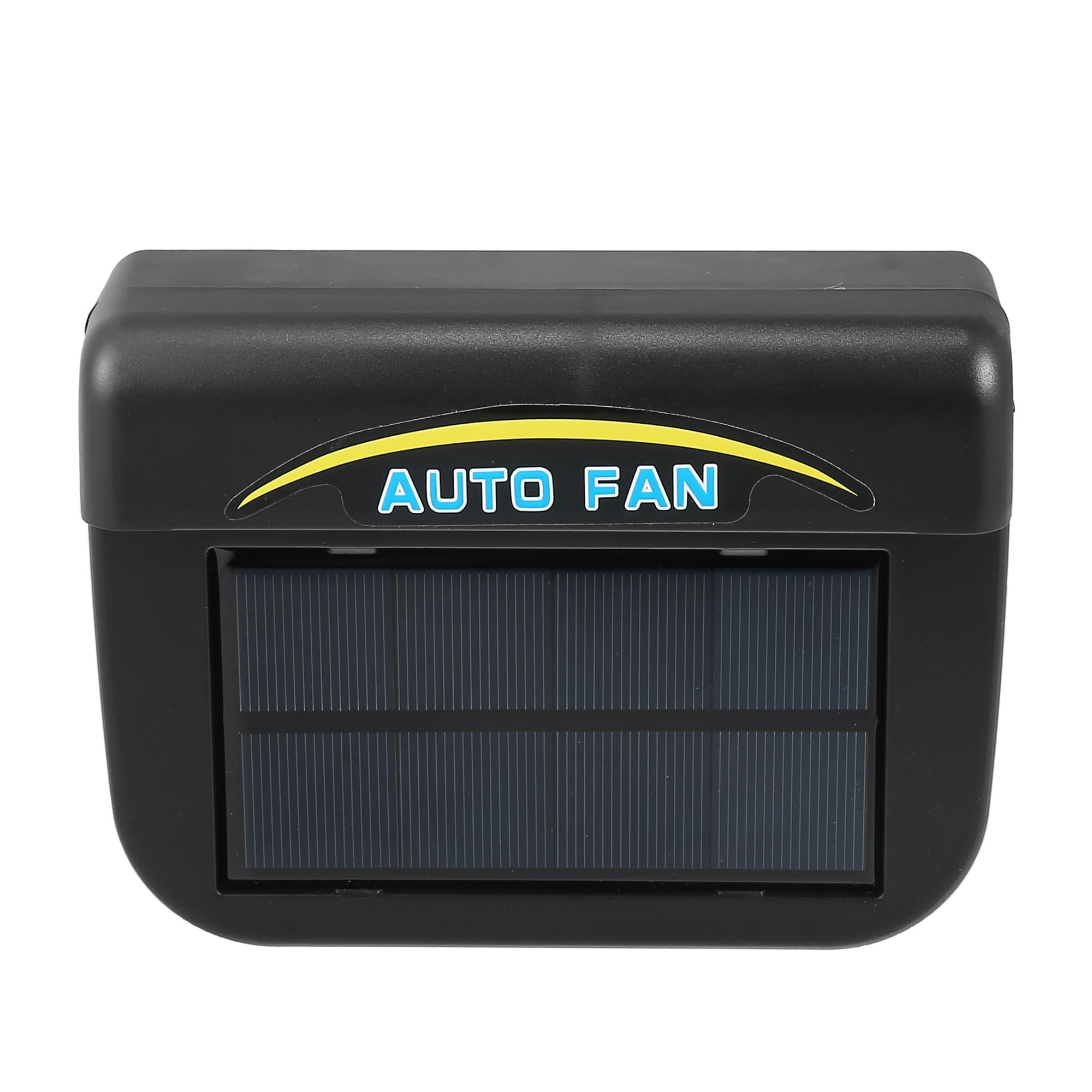 TEMU 0.5w 2v Solar-powered Car Ventilation Fan System For Cooling And Exhaust Weather Strip, Without Battery