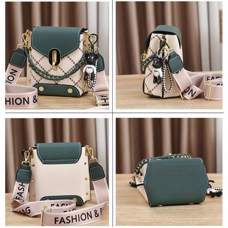 new korean version easy small square bag fashionable and versatile single shoulder crossbody mini mobile phone womens bag Product details 9