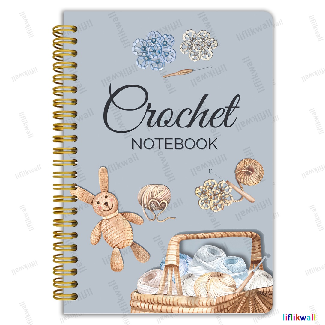 TEMU Crochet Notebook, Knitting Project Log, Crochet Gift, Crochet Planner, Used To Record Your Crochet Projects, Handmade Gift For Crochet