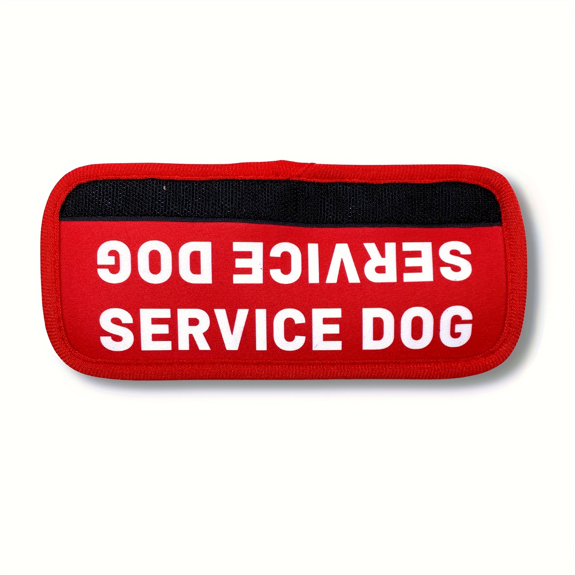 TEMU 1pc Walking Dog Leash Collar Harness Warning Signs, Double-sided, , Provides To Prevent Accidents When Walking Your Puppies Dogs. 5 Signs, Do Not Pet, In Training, Needs Space, Service Dog