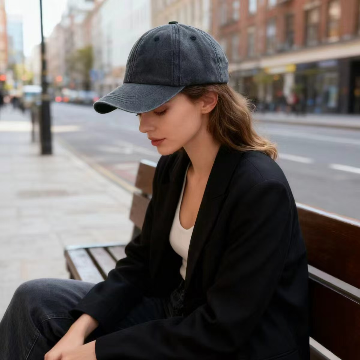 2pcs Vintage Washed Distressed Baseball Cap