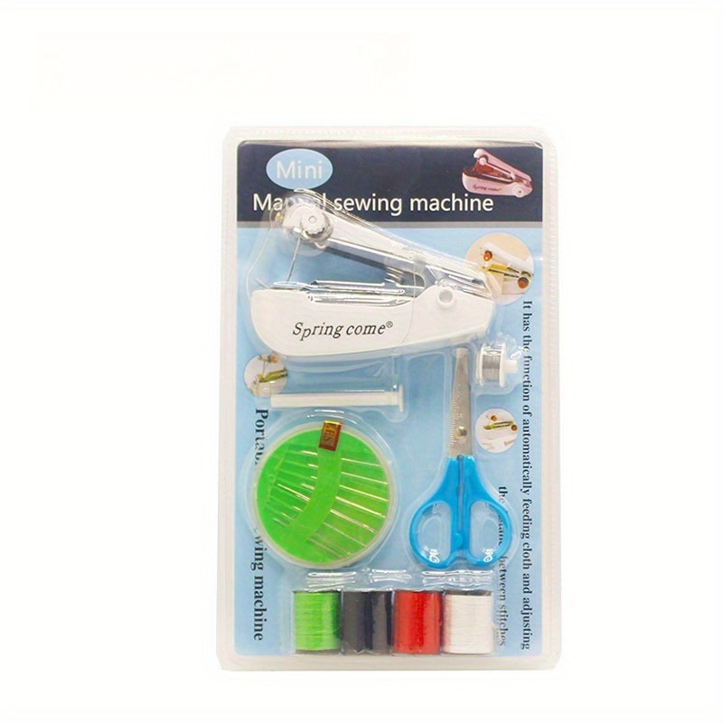Mini Macchina Da Cucire Manuale Portatile Funziona... - Grandado - 6