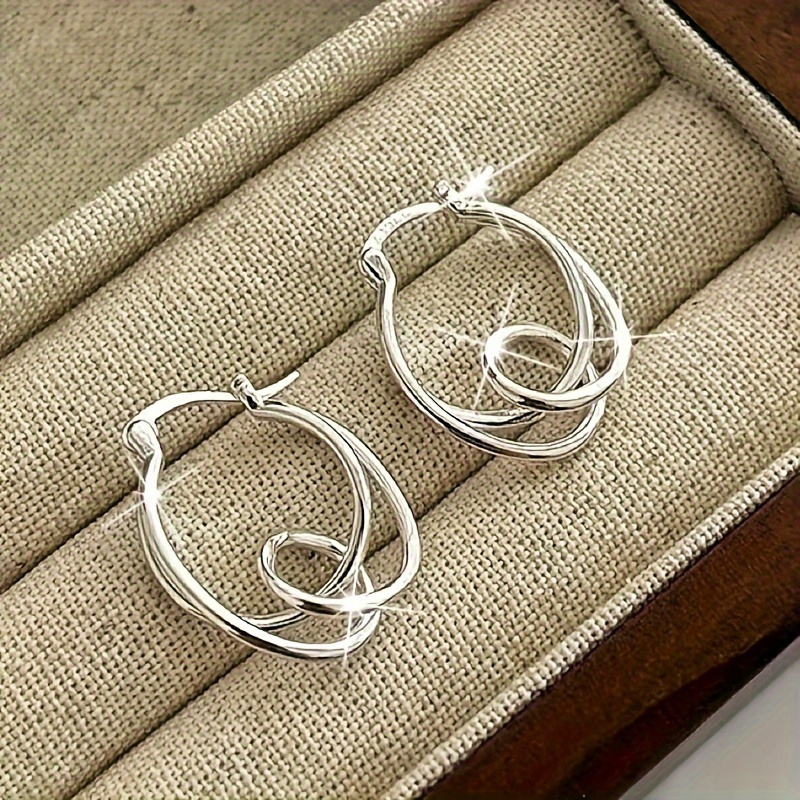 

925 Silvery - Hypoallergenic Twisted , For Women