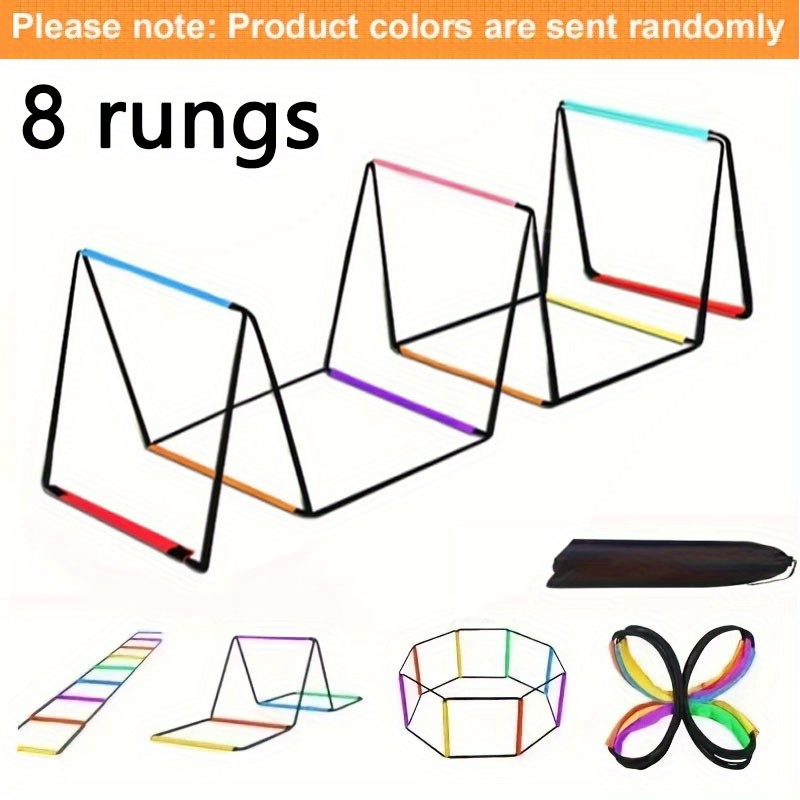 TEMU Multifunctional Colorful Agility Ladder, Agility Training Equipment, Soccer Speed Ladder, Soccer Footwork Ladder, Suitable Fitness Running And