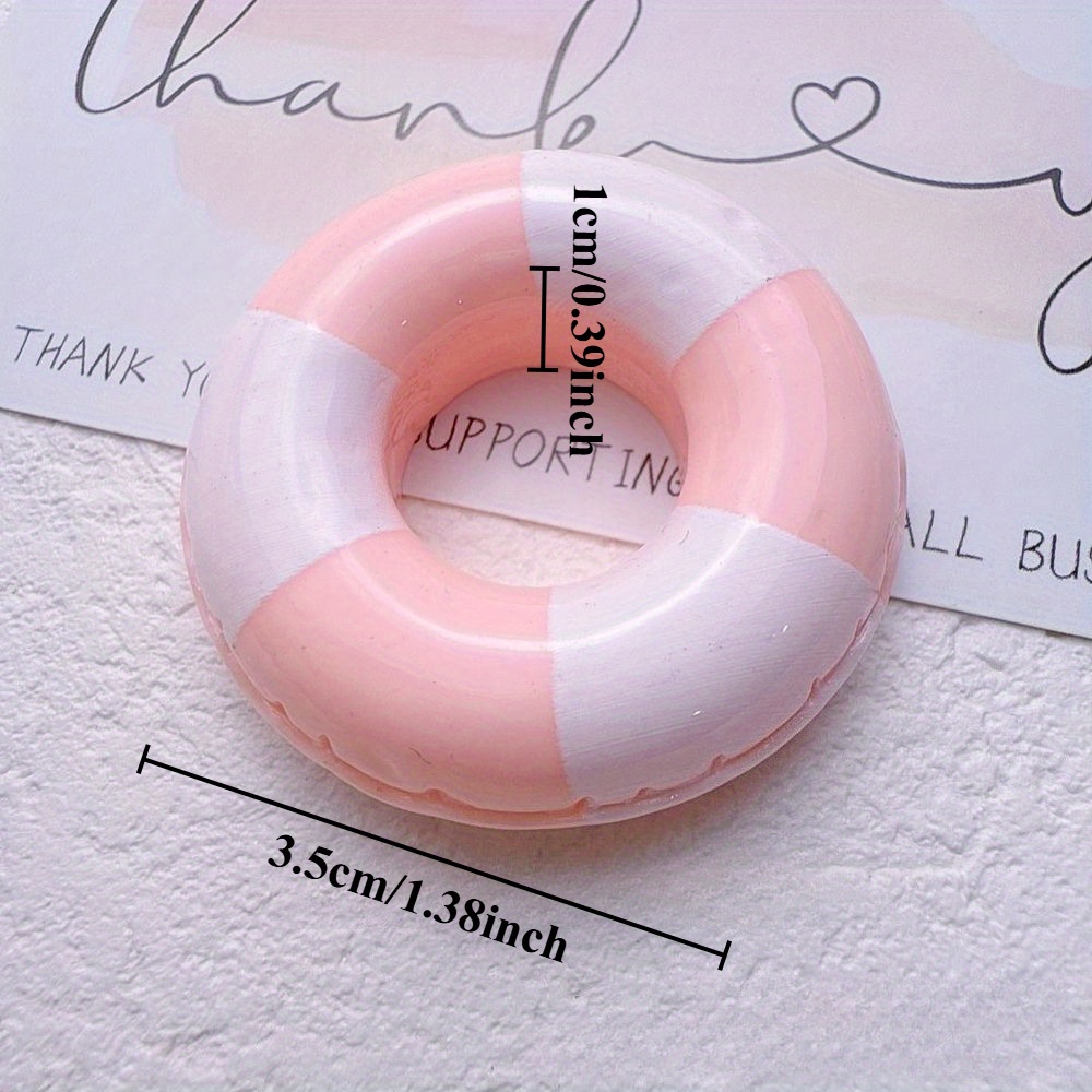 Lot De 12 Mini Bouées De Piscine Décoratives – Accessoires Pour Maison De Poupée Et Photographie