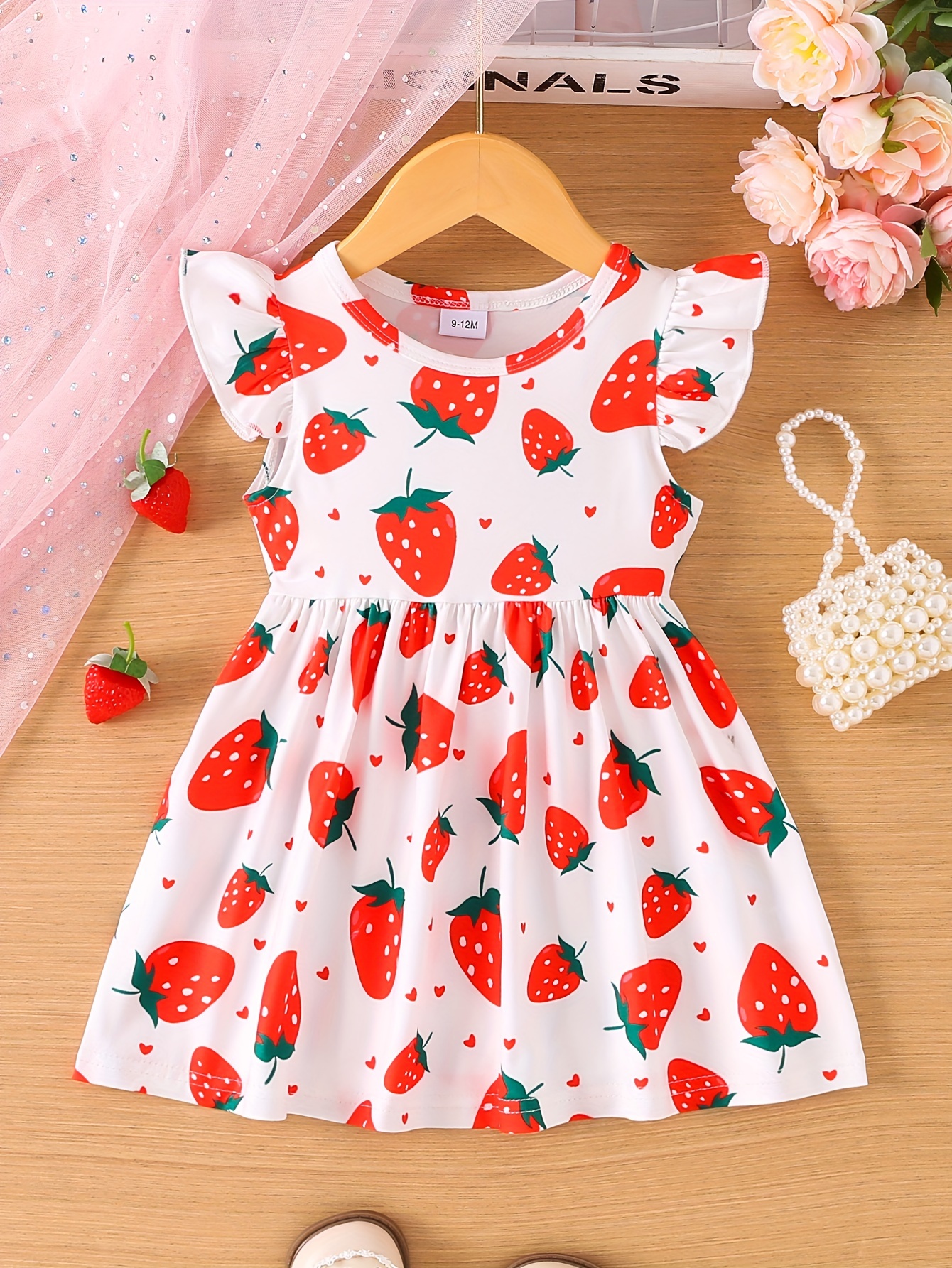 knee length dresses for ladies Lori Strawberry Dress 6