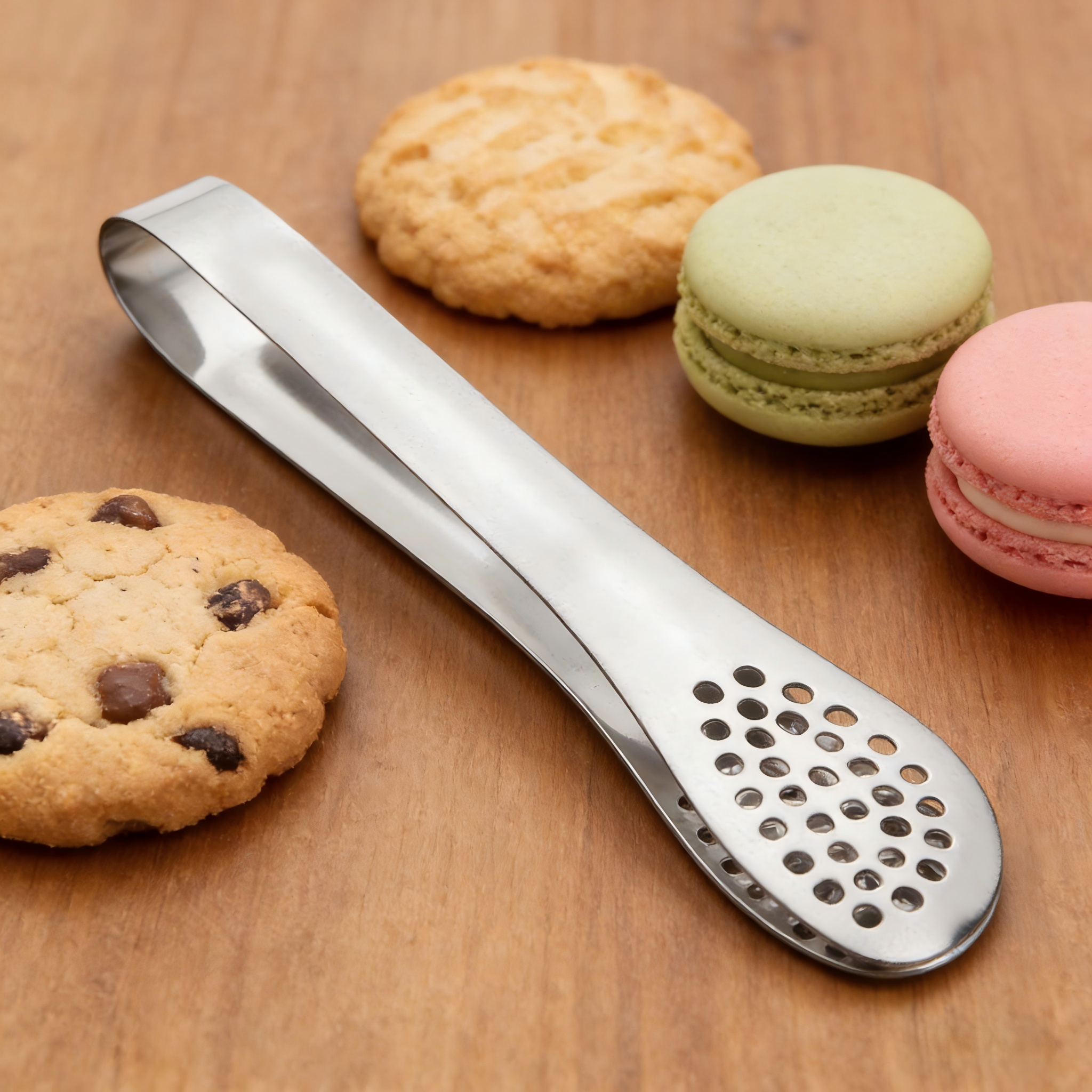 1pc heavy-duty thickened 304 stainless steel food clip - thickened suitable for restaurants, kitchens, bbq, bread & pastry holders,   non-slip clamp for bakeries, catering, picnic, bread tongs (easy to clean) Product details 0