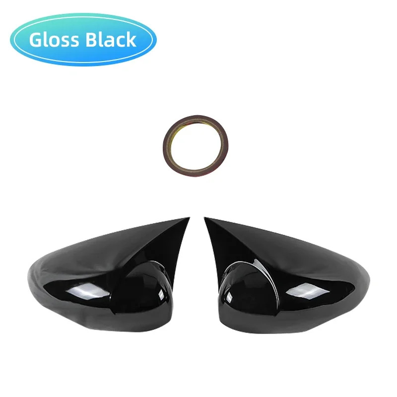 TEMU For Ford 2009-2016 Rear View Mirror Shell Housing Wing Door Side Mirror Cover Color Painted Horn Shape