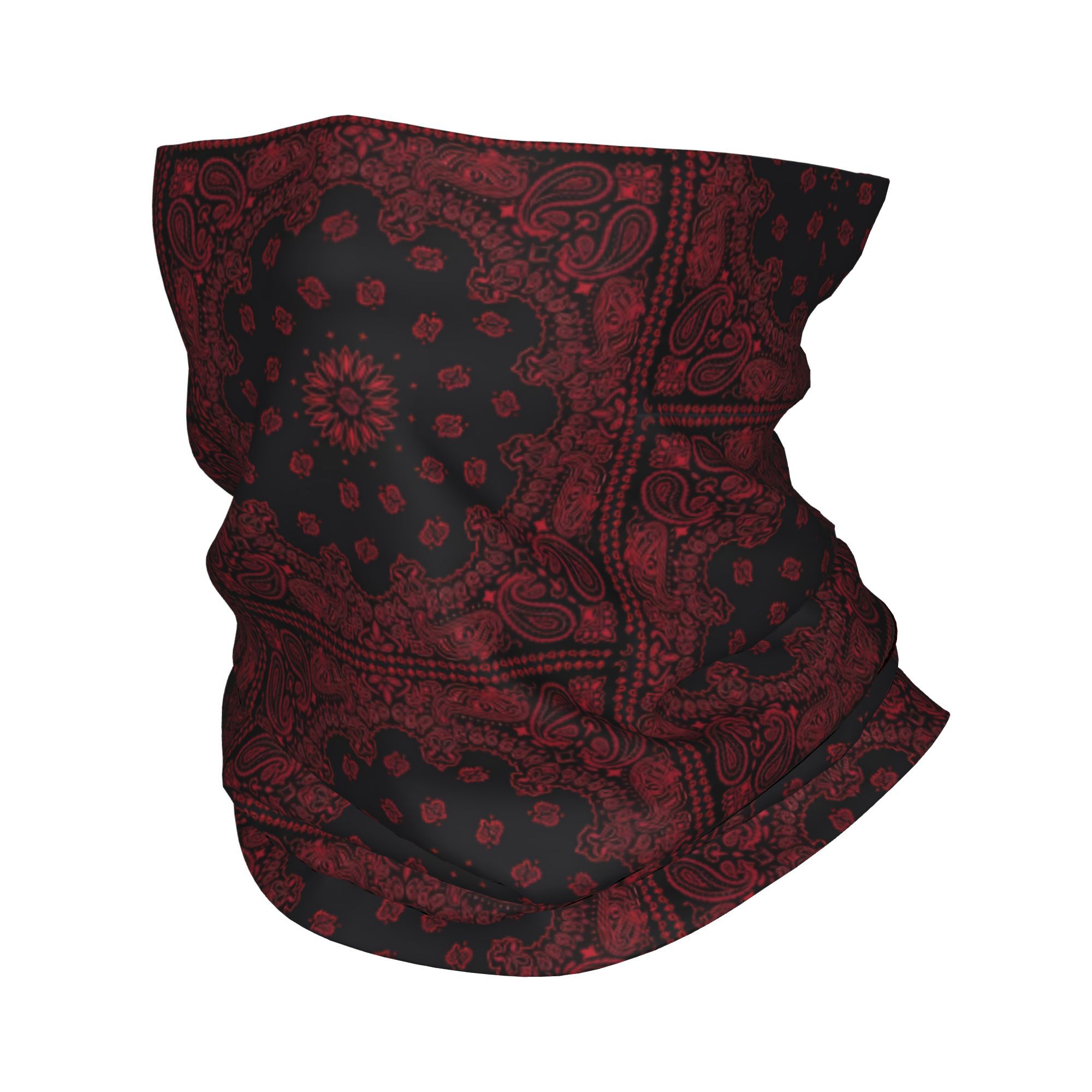 TEMU 2d Print Design Paisley Neck Gaiter Thin Men's Headscarf Fashion Accessory Comfortable Headcover Comfortable Wear