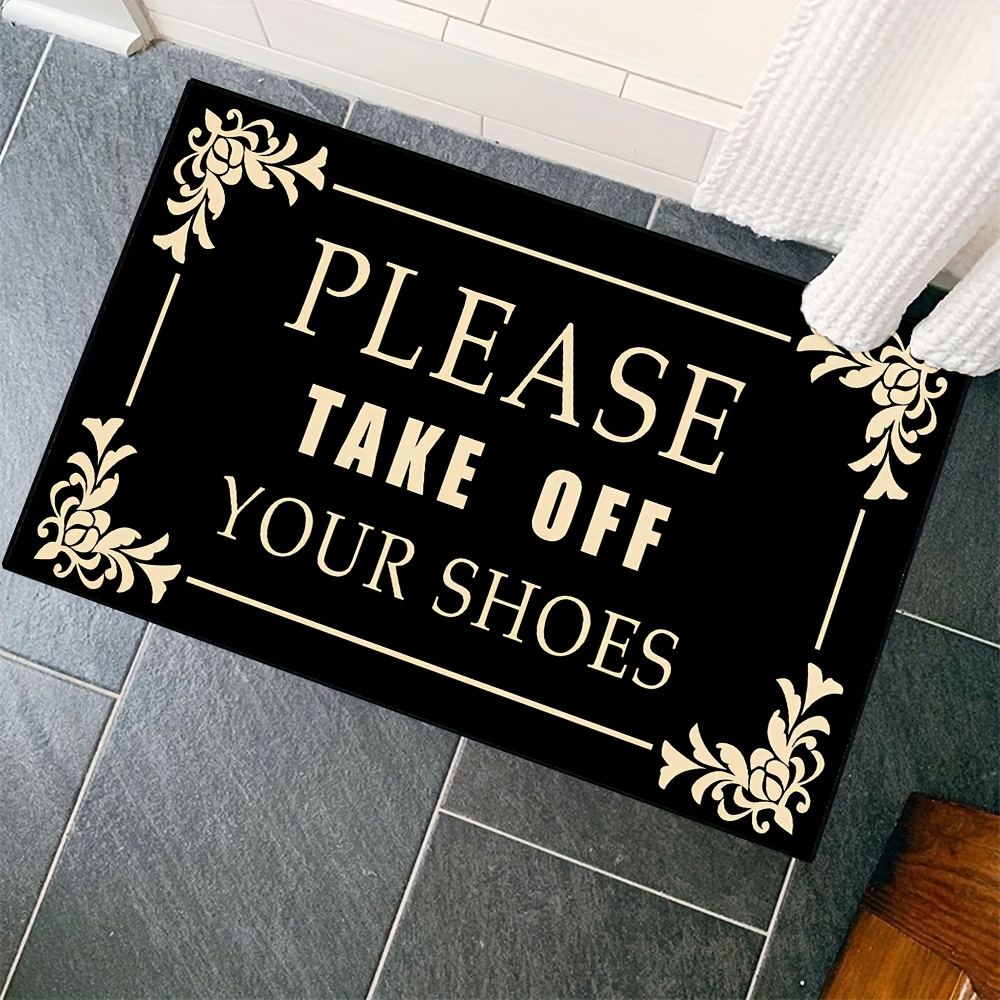 For Home Decor Indoor Mats: Slip-resistant Entry Rugs For Shoe Removal