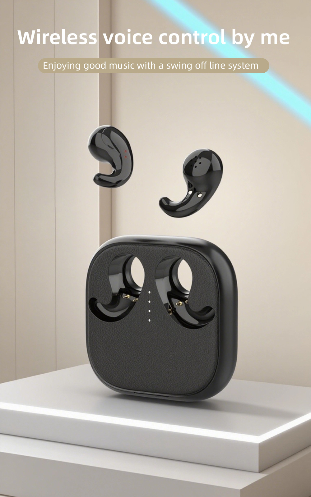 Auriculares inalámbricos T70 de alta calidad con sonido de alta fidelidad, salida potente, función de carga de emergencia, controles táctiles de voz HD, conexión automática para llamadas en ambos oídos y pantalla de nivel de batería