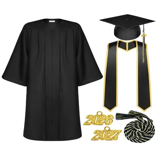 Gradu Uniform graduation gowns and caps sold on Temu United States