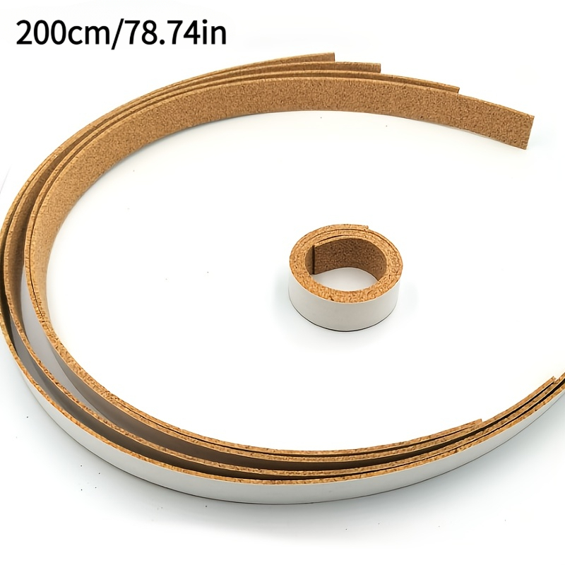 Frameless Adhesive Backing Bulletin Board Strip, 2.49cm Self-stick Cork Board Strip, Practical Wall Organizer For Sticking Notes And Photos, Versatile Wall Decoration Accessory Fit For Home Office