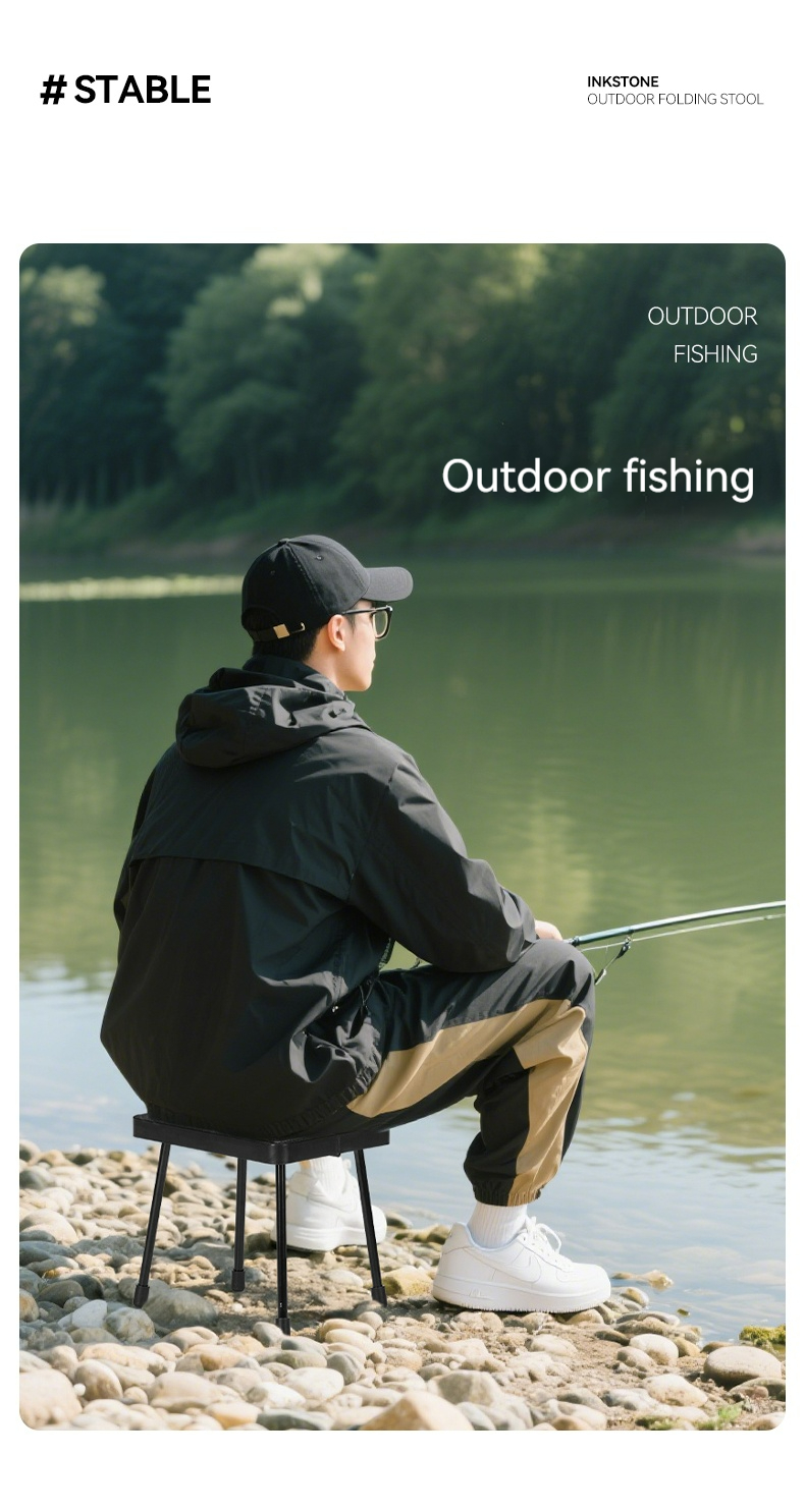  portable folding stool for outdoor fishing camping and home use lightweight and easy to carry Product details 11