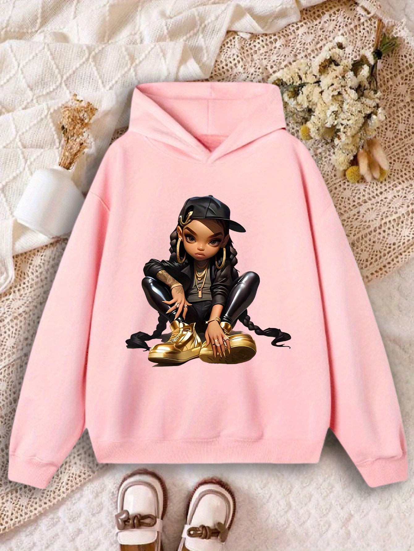 Estampadas Dibujos De Sudaderas Sudadera Capucha Moda Niñas