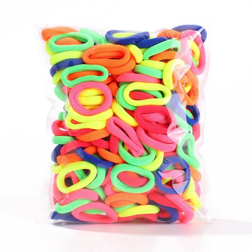 213pcs Colorful Elastic Hair Ties for Ponytails and Loops