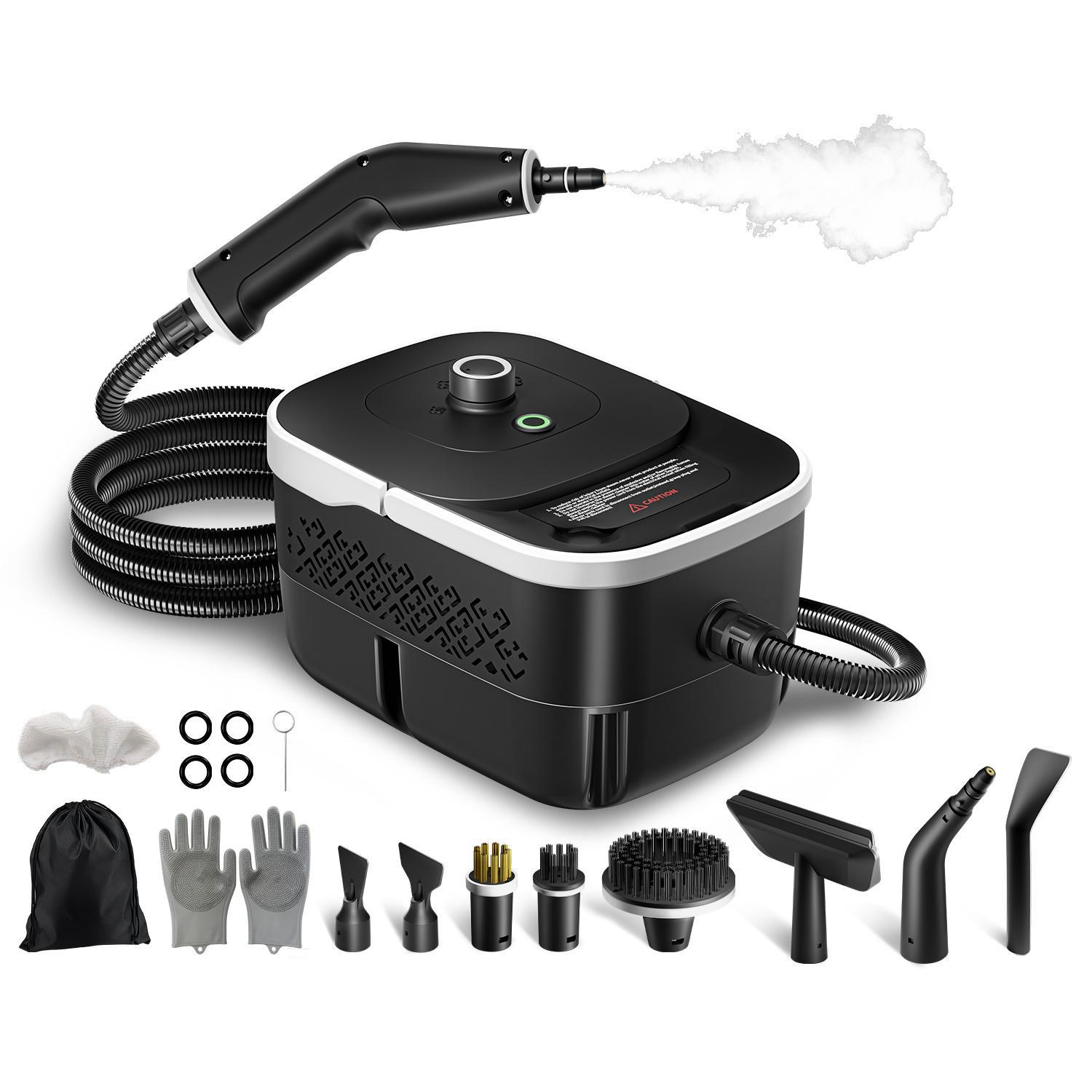 TEMU High Pressure Steam Cleaner, Household Handheld Steam Cleaner With 2500w Powerful Cleaning, 50oz Capacity Water Tank, Adjustable 3-mode Output,
