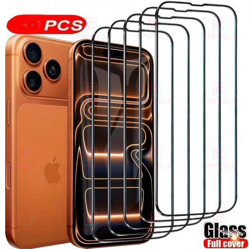 Premium Tempered For Iphone 17/17 Air/17 Pro/17 Pro Max And For Iphone 16-11 Pro Max With Anti-fingerprint Layer - The Protection You Need