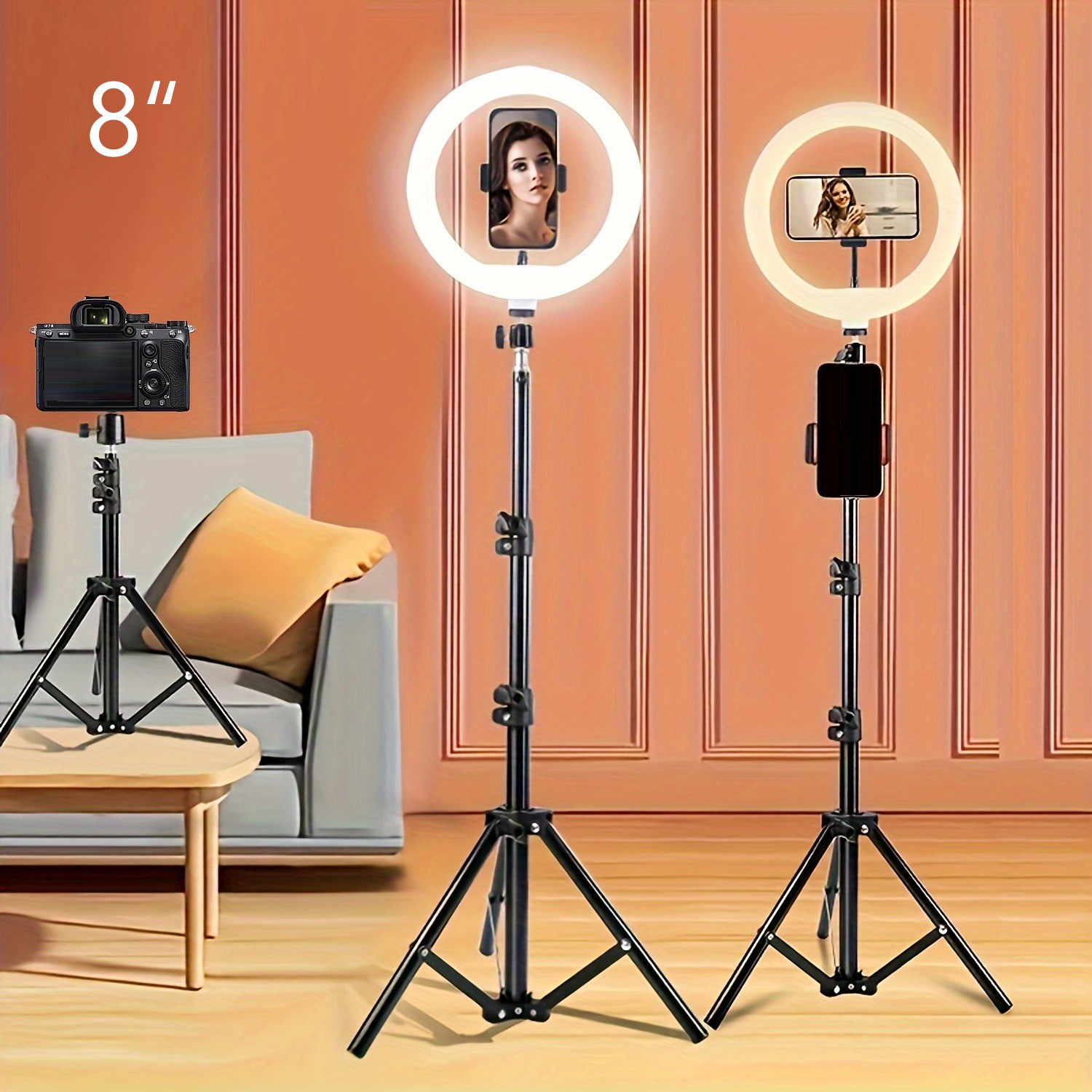 ring light overhead camera stand