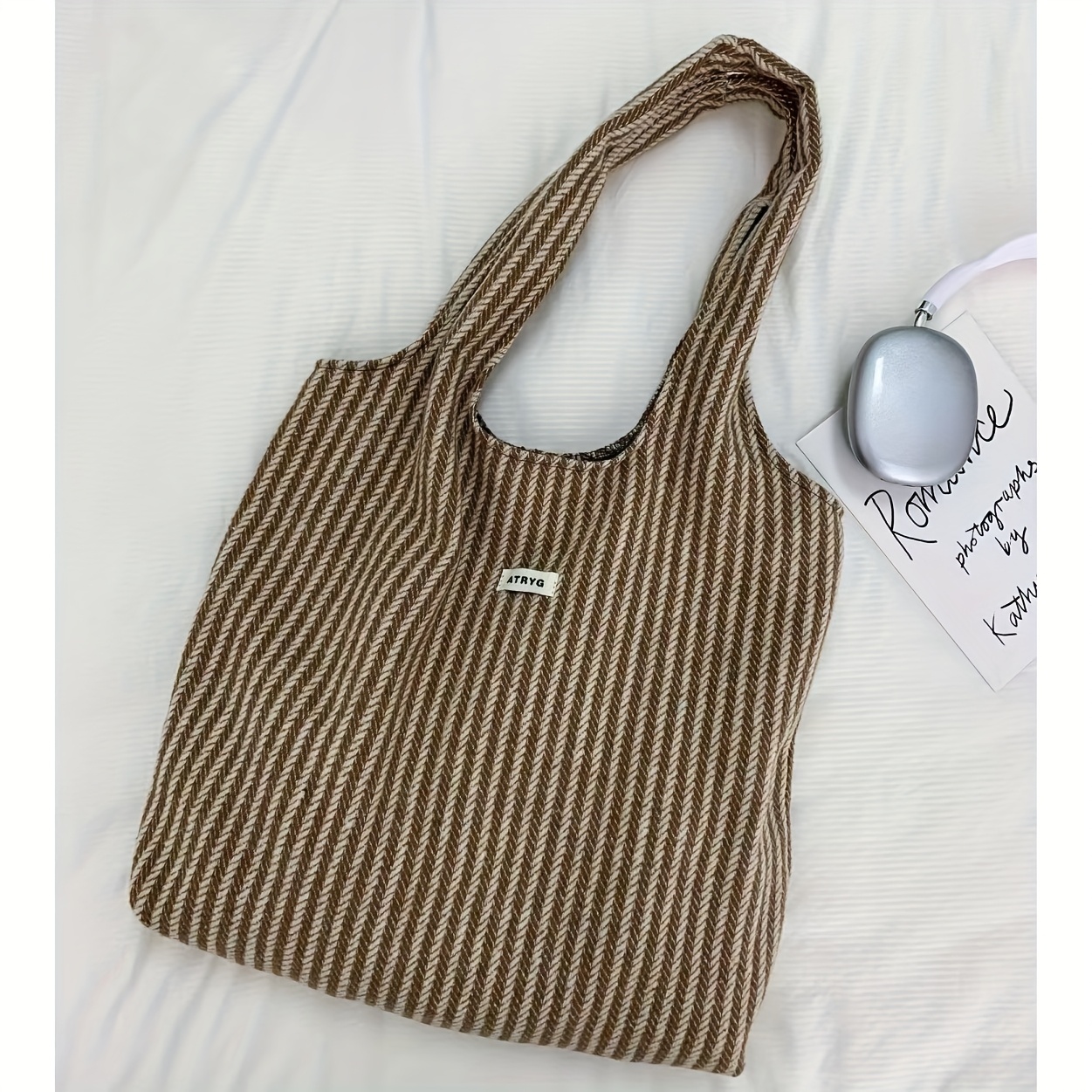 TEMU Women's Shoulder Bag, New Large Capacity Design, All-match Preppy Style, Suitable For Commuting And Shopping, Perfect Gift For Wife, Girlfriend,