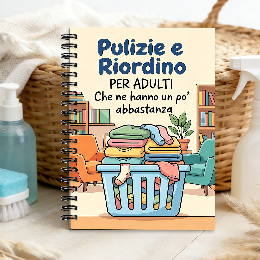 TEMU 1 pz Agenda Planner Italiana FENGMINYI - in Italiana Adatta per Casa e Ufficio, Quotidiana Settimanale Mensile con di Controllo delle Faccende,