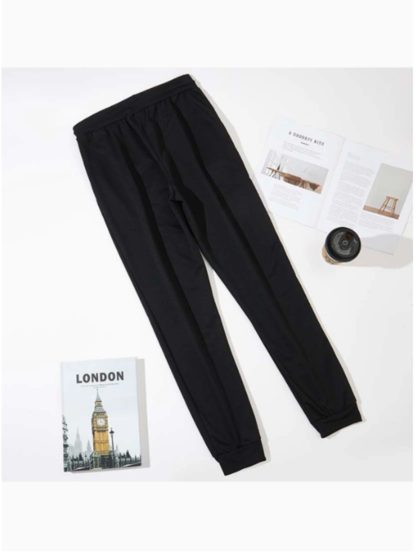 3pcs Men'S Casual Joggers with Elastic Drawstring Waist & Cuffed Ankles - 100% Polyester Knit, Loose Fit Print Athletic Pants for Gym, Running, All-Season Comfort (Grey/Navy/)