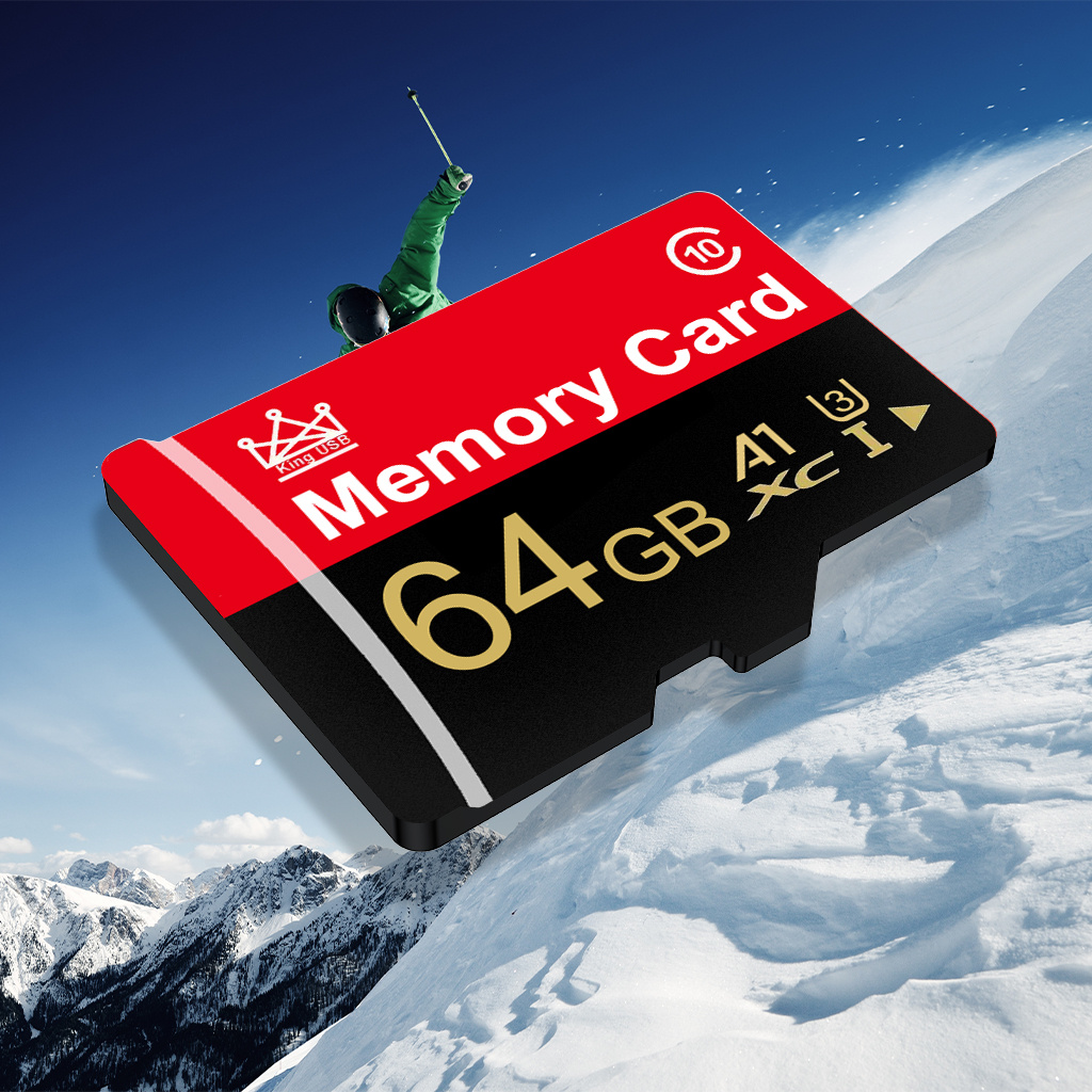 TEMU 1pc Memory Card 128gb/ 64gb/ 32gb/ 16gb With Adapter, Flash Tf Card 8gb/ 4gb/ 2gb/ 1gb, A1 C10 Memory Tf Card For Tablet/ Camera/ Mobile Phone/