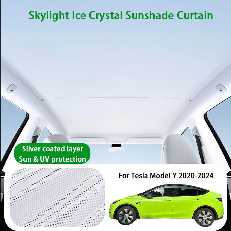 TEMU For For White Sunshade Sunroof Elastic Frame Tight Fit Heat Insulation Cooling Installation