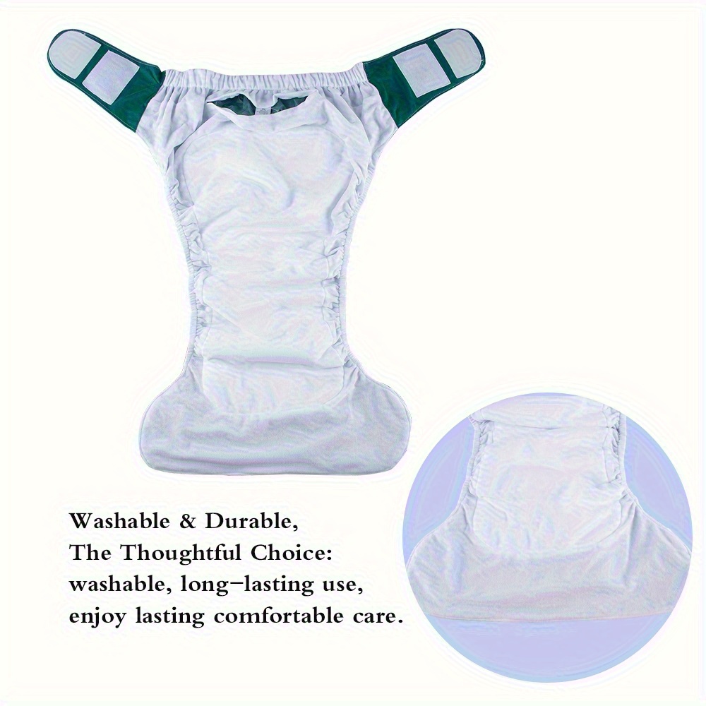 2pcs light beige friendly suede cloth lining adult cloth diaper 1pc 27x40cm wet bag   absorbent reusable diaper nappy   comfortable soft cloth diaper details 7