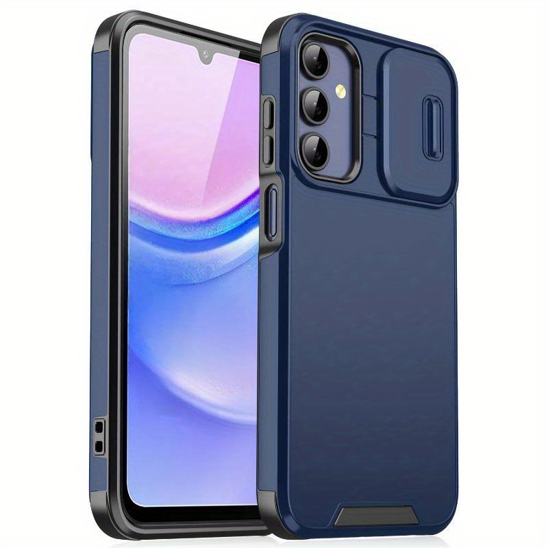 Slide Camera Lens Protection Phone Case Compatible with Samsung A56 A36 A16 Shockproof Case Compatible with Galaxy A16 A36 A56 Back Cover