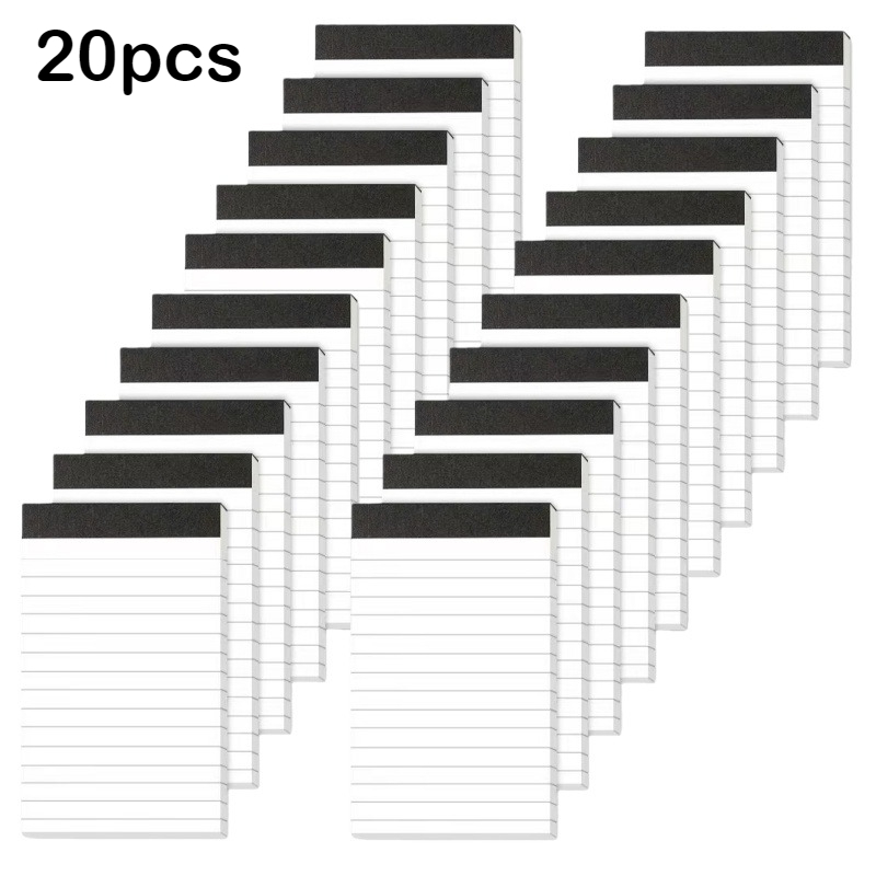 A Set Of 20 Notebooks, Each Measuring 3x5 Inches With Lined Pages, Perfect For Students And Professionals