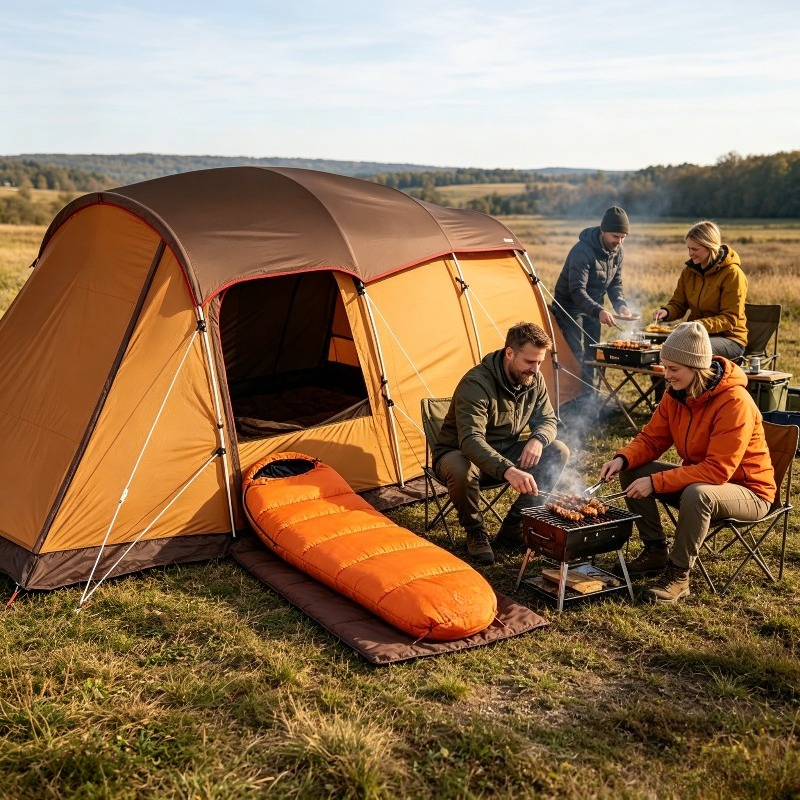 Sleeping Bag For Adult Camping , Suitable For Outdoor Camping